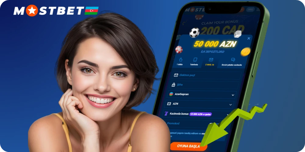 Регистрация mostbet az