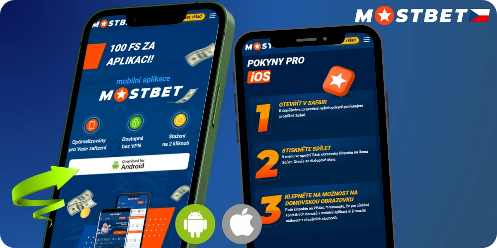 Mostbet CZ мобильная версия